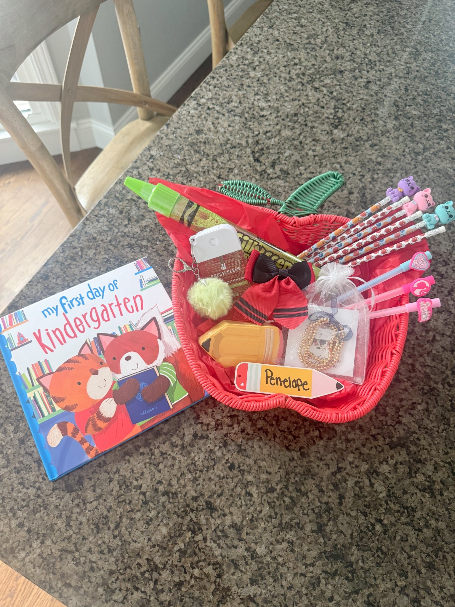 Back to school gift basket 