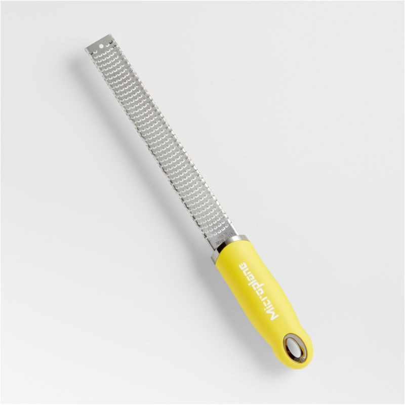 Microplane Yellow Rasp Grater/Zester + Reviews | Crate & Barrel | Crate & Barrel
