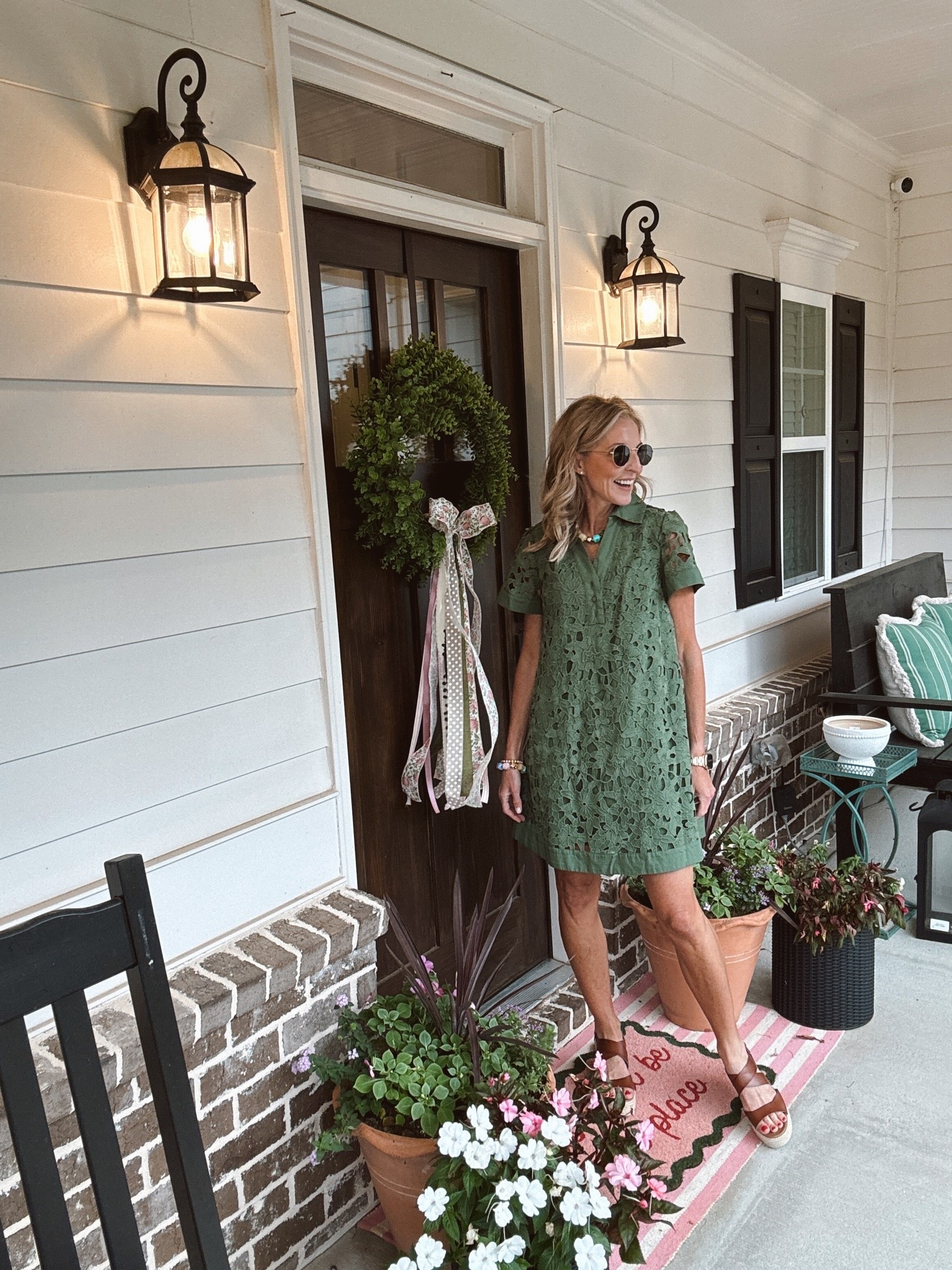 Truly never met a more stunning dress! This @Belk dress is 60% off originally 129. It’s not $51. It is so good one you do not want to miss wearing a size extra small also comes in another color linked up so many sale dresses.!!