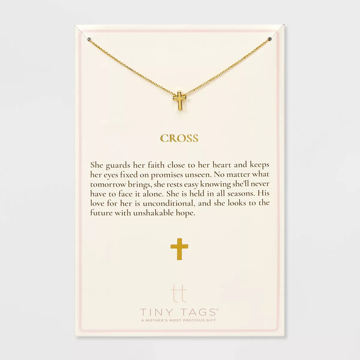 Tiny Tags Cross Chain Necklace | Target