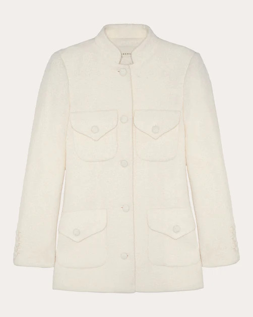 Raja Wool-Blend Tweed Blazer | Olivela