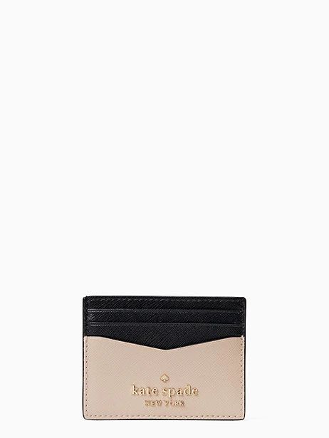 staci colorblock small slim card holder | Kate Spade Outlet