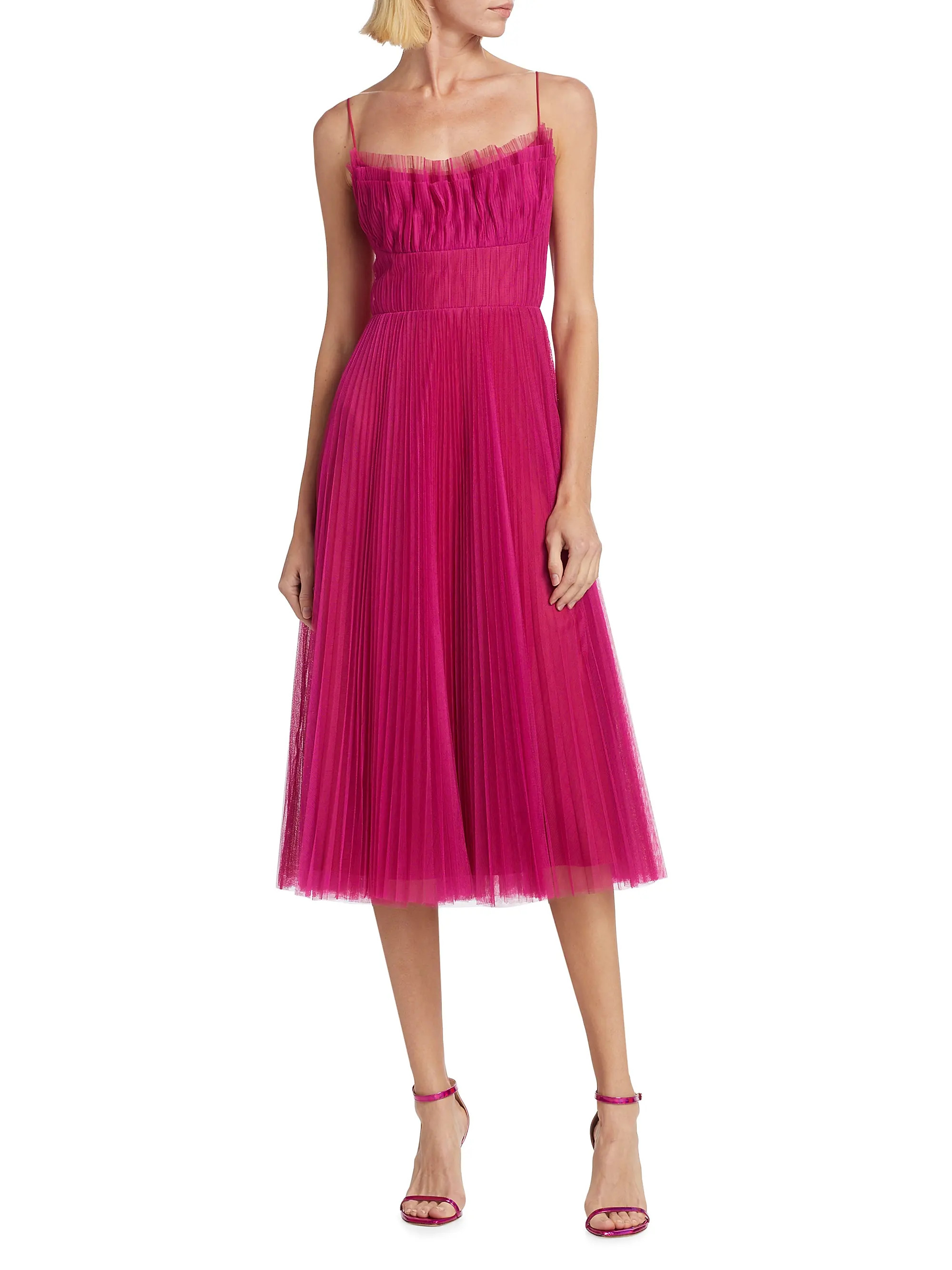 Tulle Midi-Dress | Saks Fifth Avenue