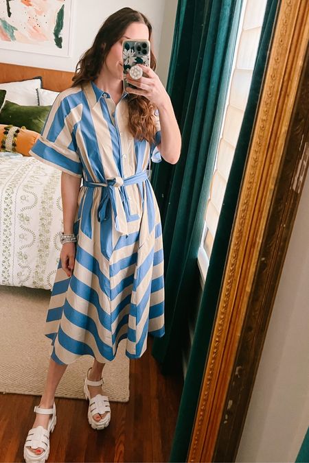 💙🩵Blue and white striped summer dress / plenty by Tracy Reese for Anthropologie. Summer sundress, summer outfit, travel outfit, fisherman sandals, white sandals 



#LTKstyletip #LTKSeasonal