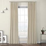 HPD Half Price Drapes Plush Velvet Curtains for Bedroom 50 X 120 (1 Panel), VPYC-198602-120, Macchia | Amazon (US)