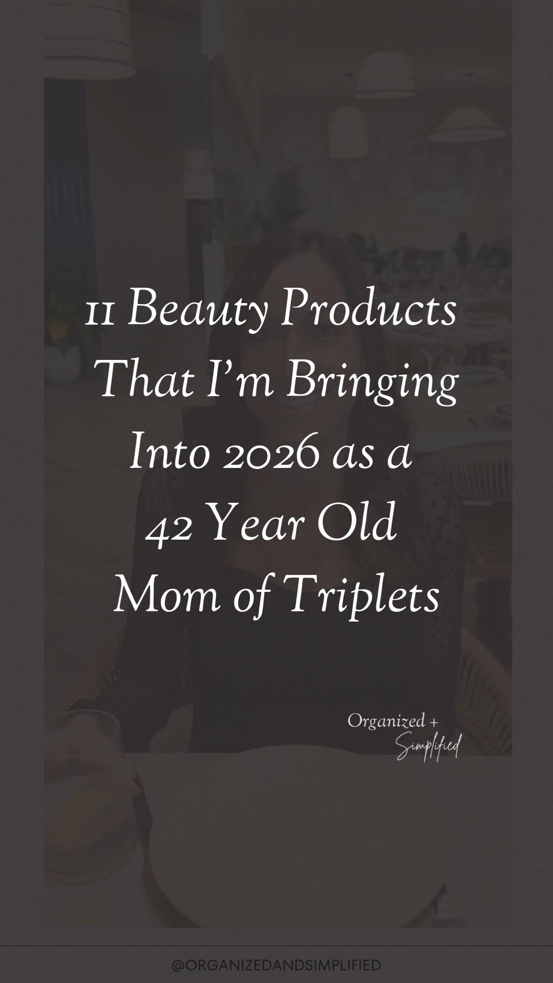 These are the 11 beauty products I’m bringing with me into 2026 as a 42-year-old mom of triplets.

Nothing complicated about these products that actually work, save time, and help me feel put together in this season of life. 

From everyday essentials like lip gloss, sunscreen + primer, and makeup remover that hydrates, to little upgrades like an under-eye depuffing wand, neck cream, complexion renewal pads, and Divi scalp serum.

If it simplifies my routine, makes me feel confident, or helps me show up feeling my best, then I’m keeping it.

#LTKselfcare #LTKBeauty #LTKmomlife