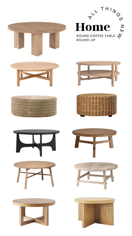 Round coffee table round-up 

#LTKFind #LTKSale #LTKhome