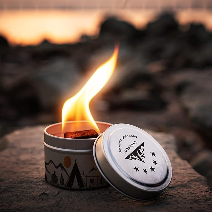 6 Packs of Portable Campfire Mini Fire Pit S'Mores Maker, Portable Bonfire Birthday Set, Great fo... | Amazon (US)