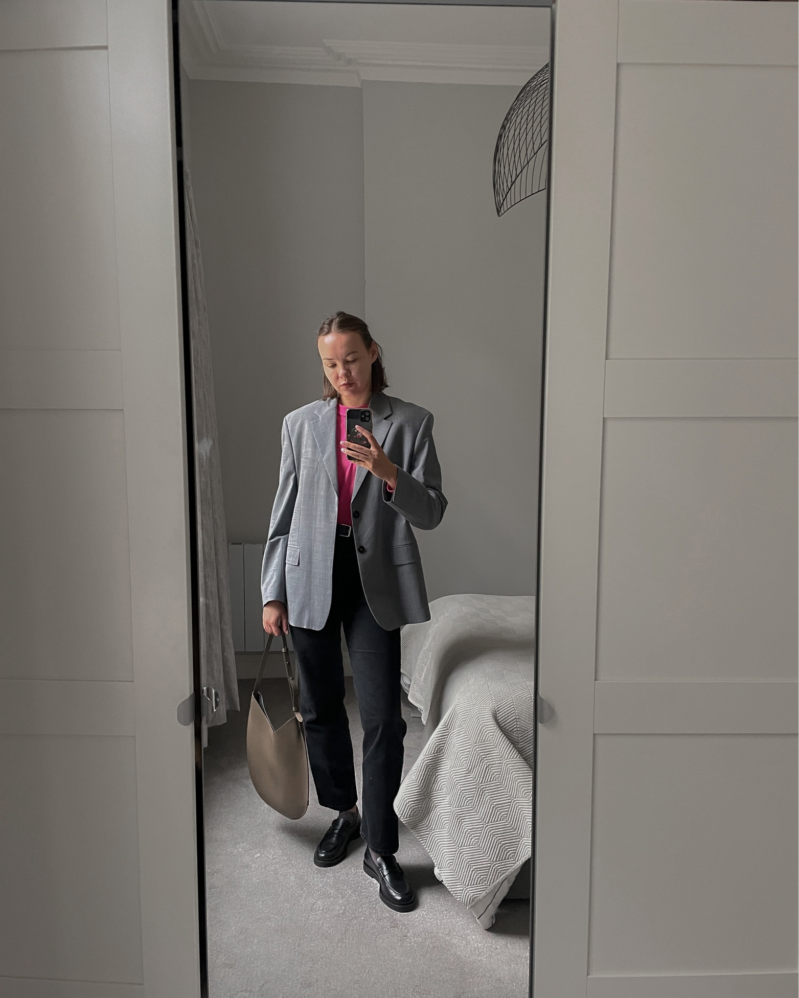 Office outfit |

Minimal style, Zara Men blazer, blazer outfit, COS long sleeve, Dear Frances loafers, Aesther Ekme  tote bag, House of Dagmar jeans, black denim, pink long sleeve #LTKBacktoSchool 

#LTKworkwear #LTKSeasonal