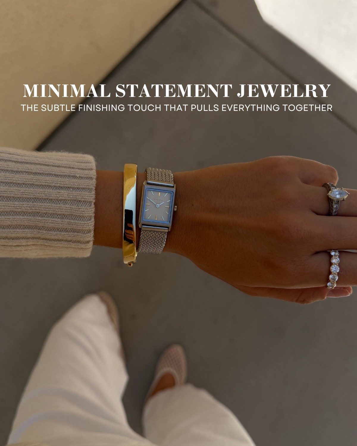 minimal statement jewelry 

quince bangle 
breda watch 
quince 5 stone lab grown ring 

 

 #LTKootd