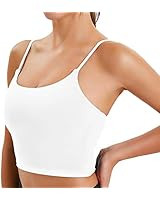 GEARDON Sleeveless Crop Camisole Tank Tops Sport Bra Seamless Cami Workout Shirts with Shelf Buil... | Amazon (US)