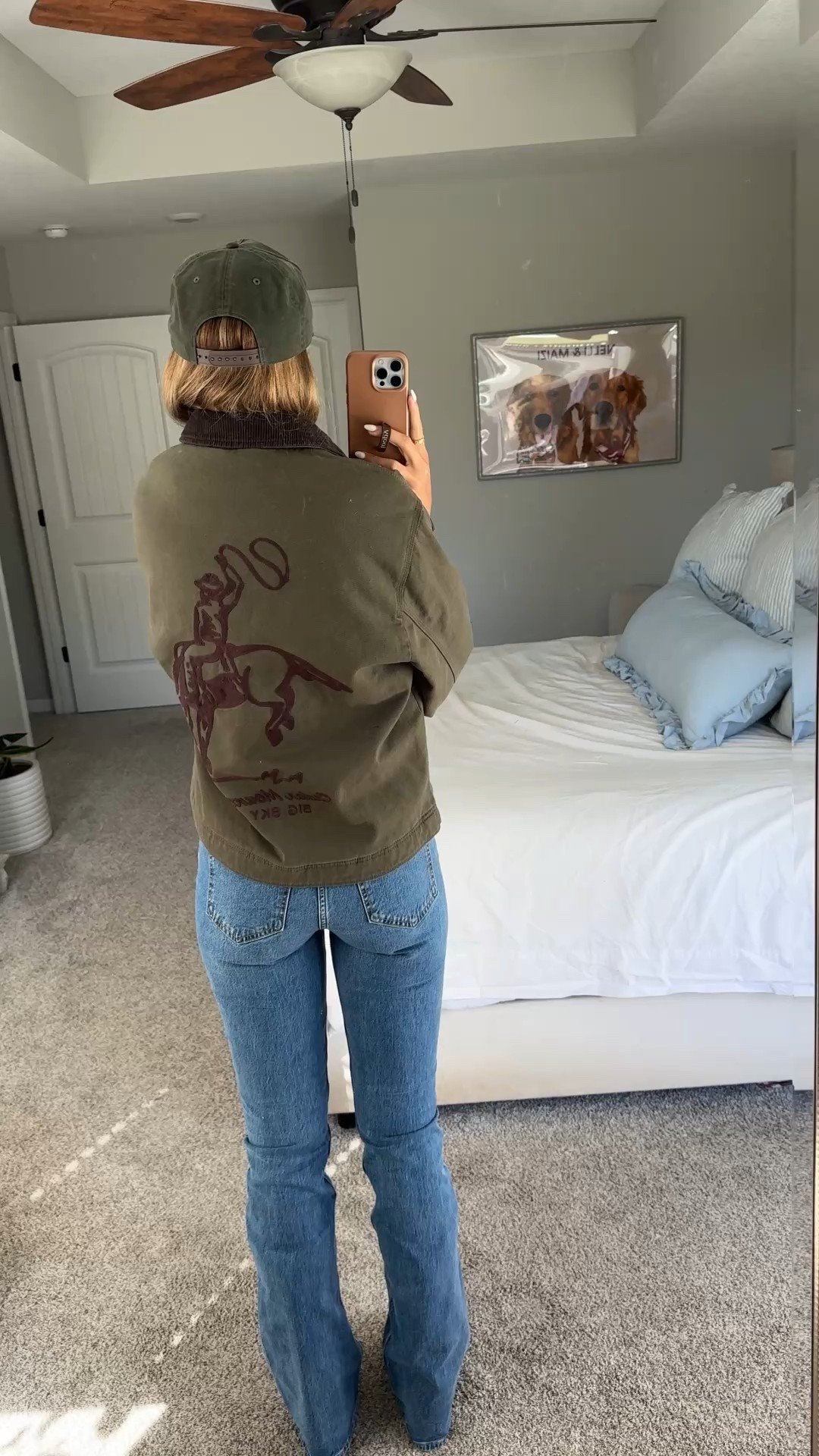 barn ootd! 
mens barn jacket in a small (of course is going to run oversized) jeans in a 26 extra long 
size down half size in boots 

#LTKSeasonal #LTKTall #LTKStyleTip