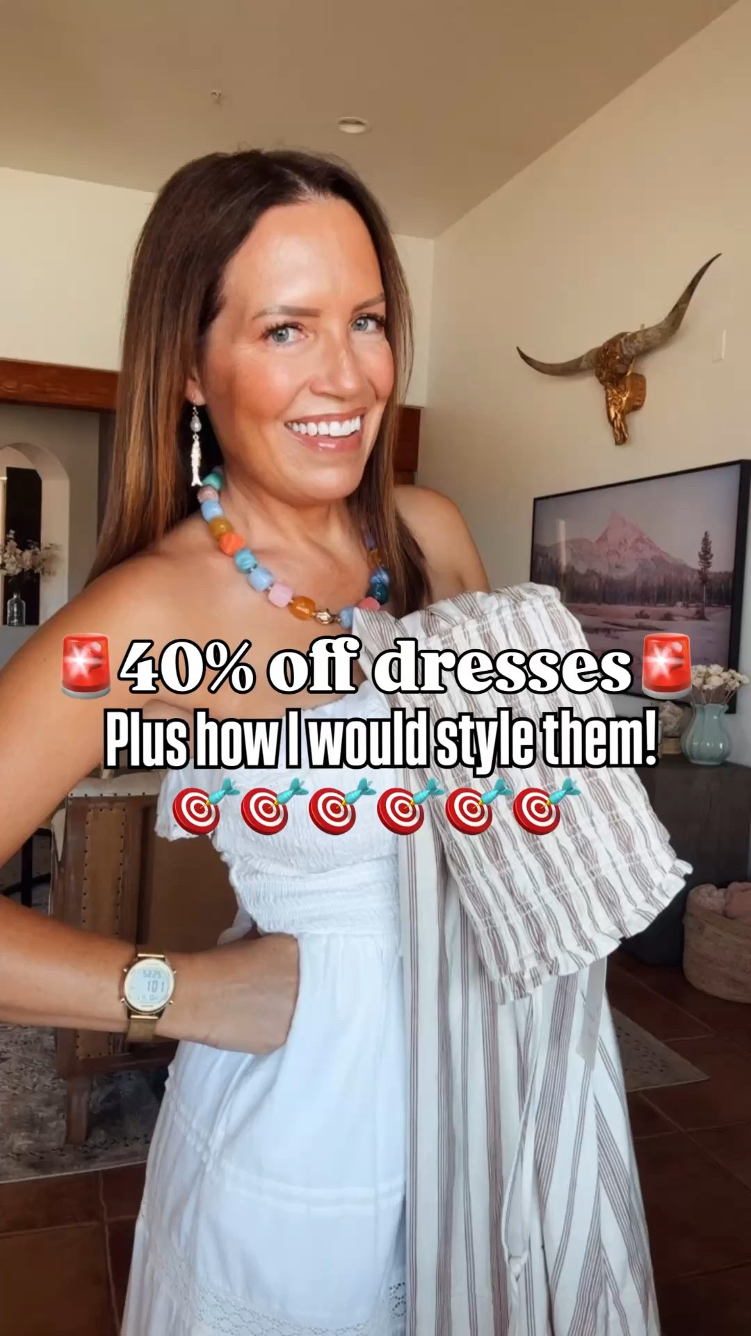 Grab yourself some new dresses for summer while they are 40% off! Bags and sandals are also currently 30% off! 
S in white dress//XS in striped dress

@Target 
#ad #sponsored

#LTKootd #LTKgrwm #LTKOver40