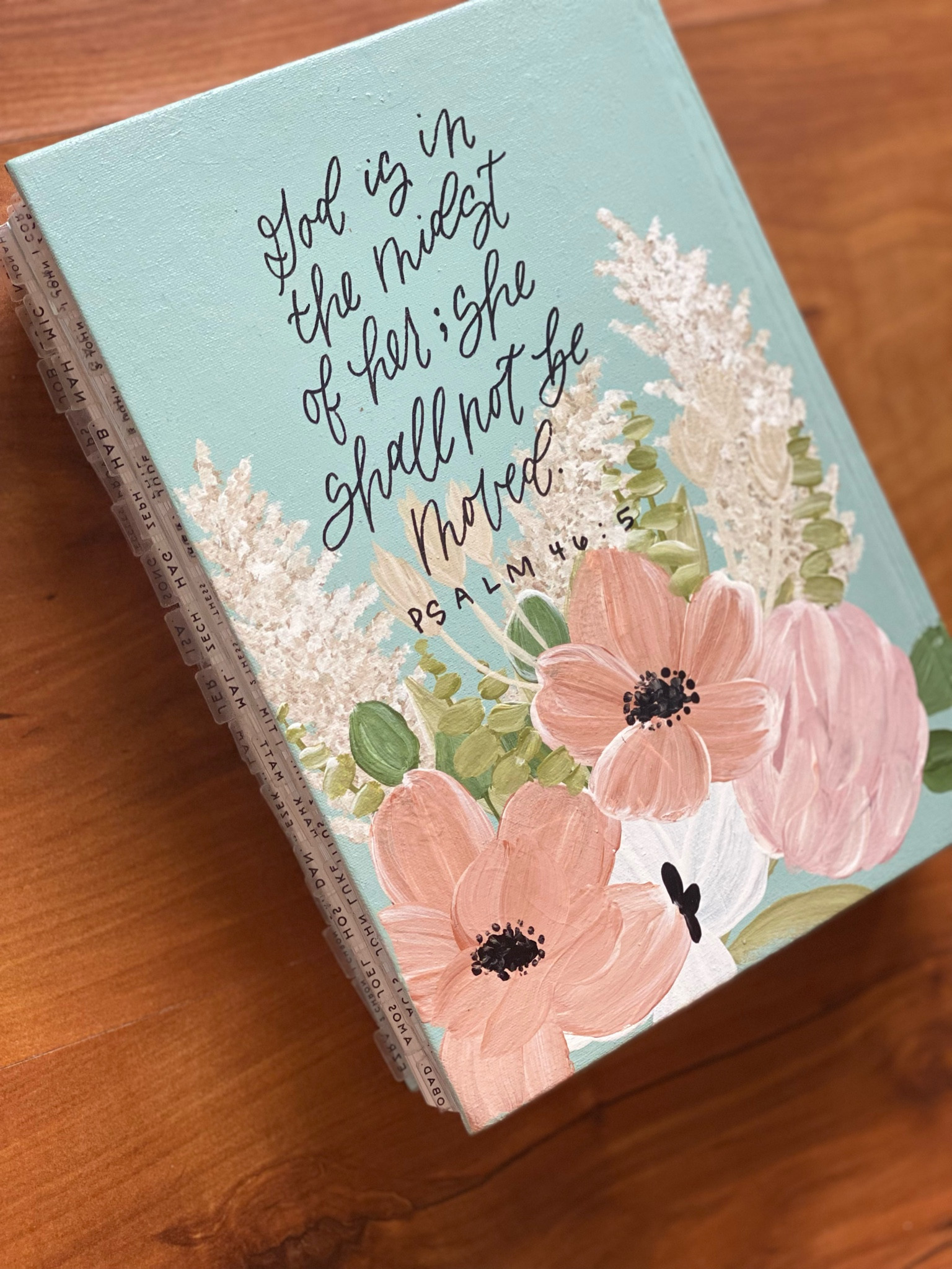 I’ve gotten so many compliments and questions on my Bible 🫶🏼 
I’ve linked the always talented company below! I absolutely encourage y’all to let her customize your Bible as a perfect reflection of you! 

#LTKfamily #LTKU #LTKGiftGuide