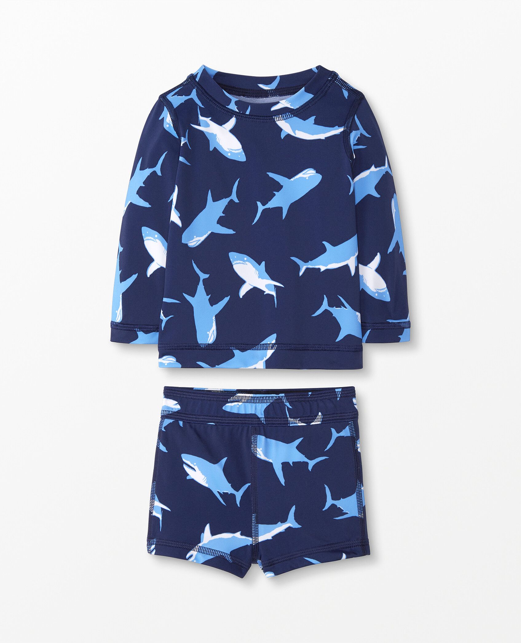 Baby Recycled Rash Guard & Swim Shorts Set | Hanna Andersson