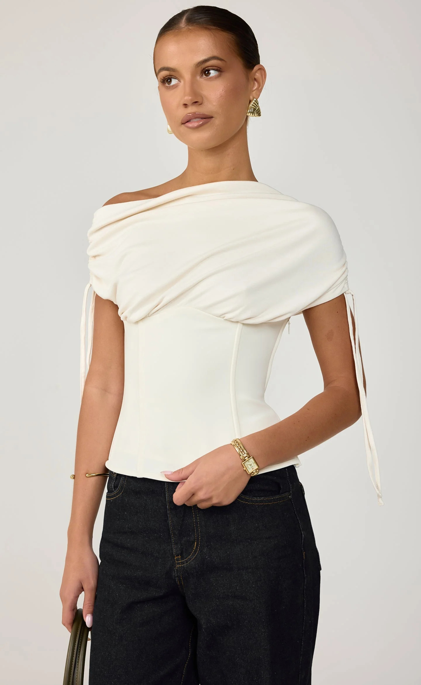 Georgette Corset (Cream) | Charcoal Clothing US