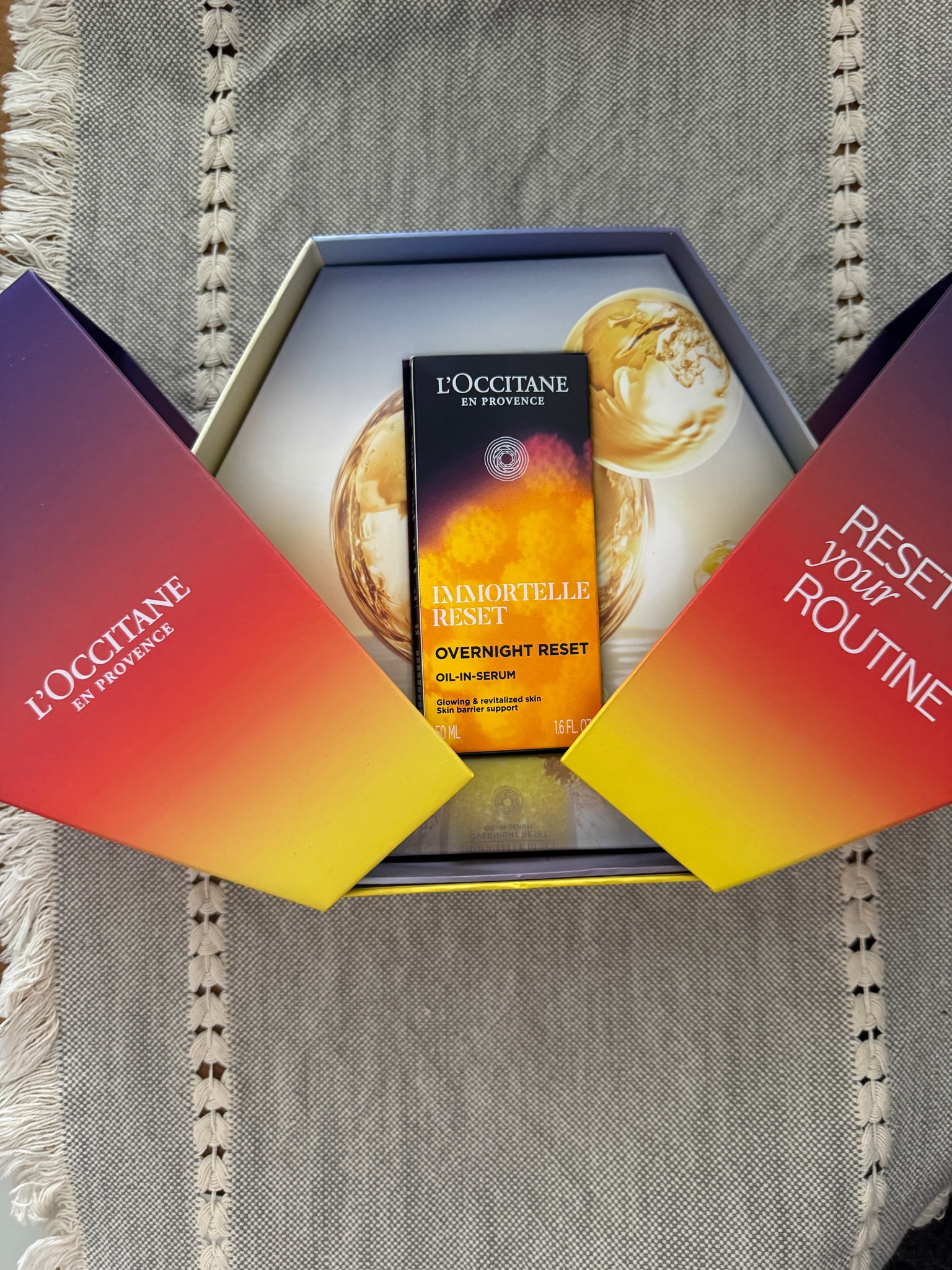 L’Occtaine Overnight reset serum skincare! 

#LTKBeauty #LTKFindsUnder100