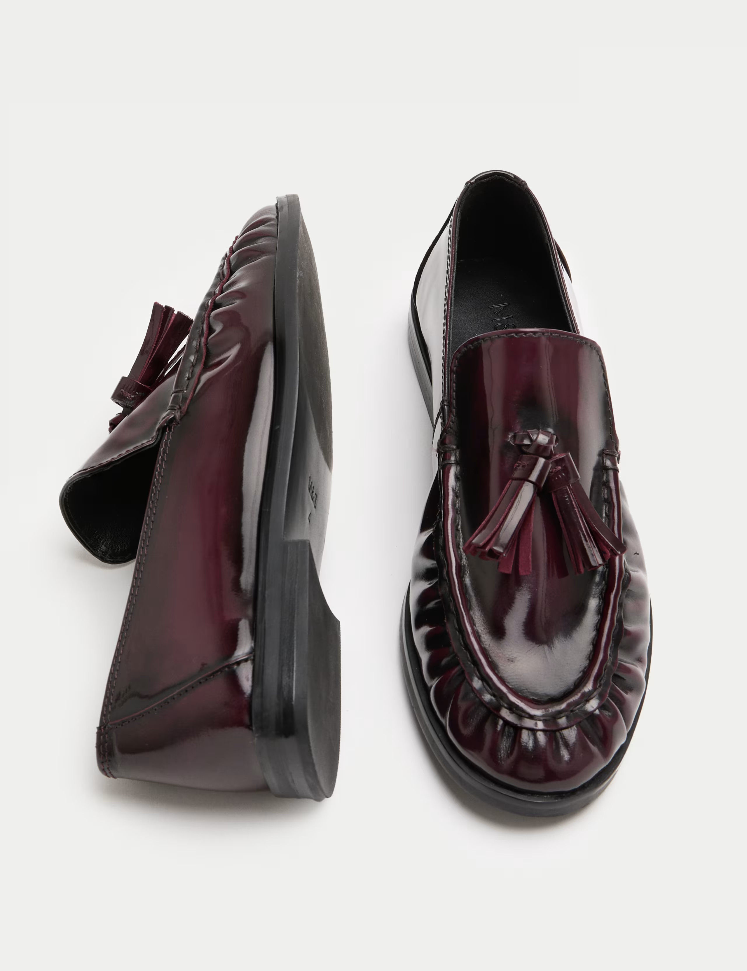 Leather Tassel Flat Loafers | Marks & Spencer (UK)