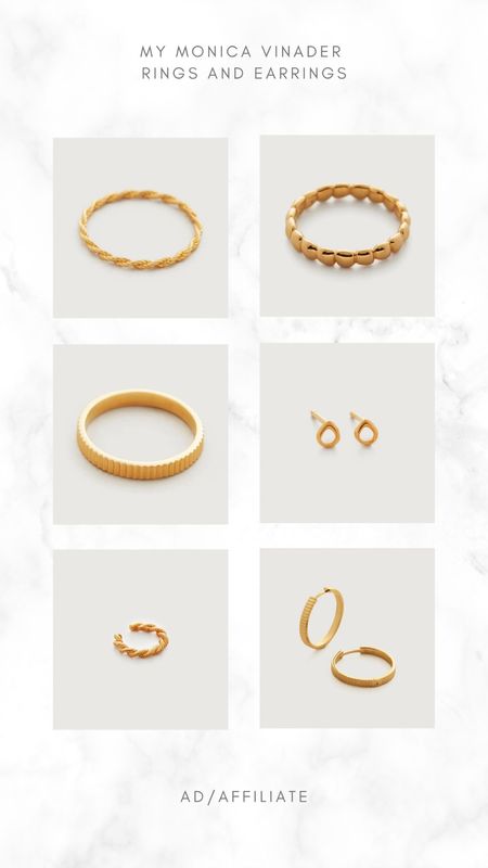 these rings and earrings are perfect for stacking but are also beautiful worn alone 💫

I love the hoops so much I bought them in all 3 sizes - highly recommend! 🫶🏻

#LTKSeasonal #LTKHoliday #LTKGiftGuide