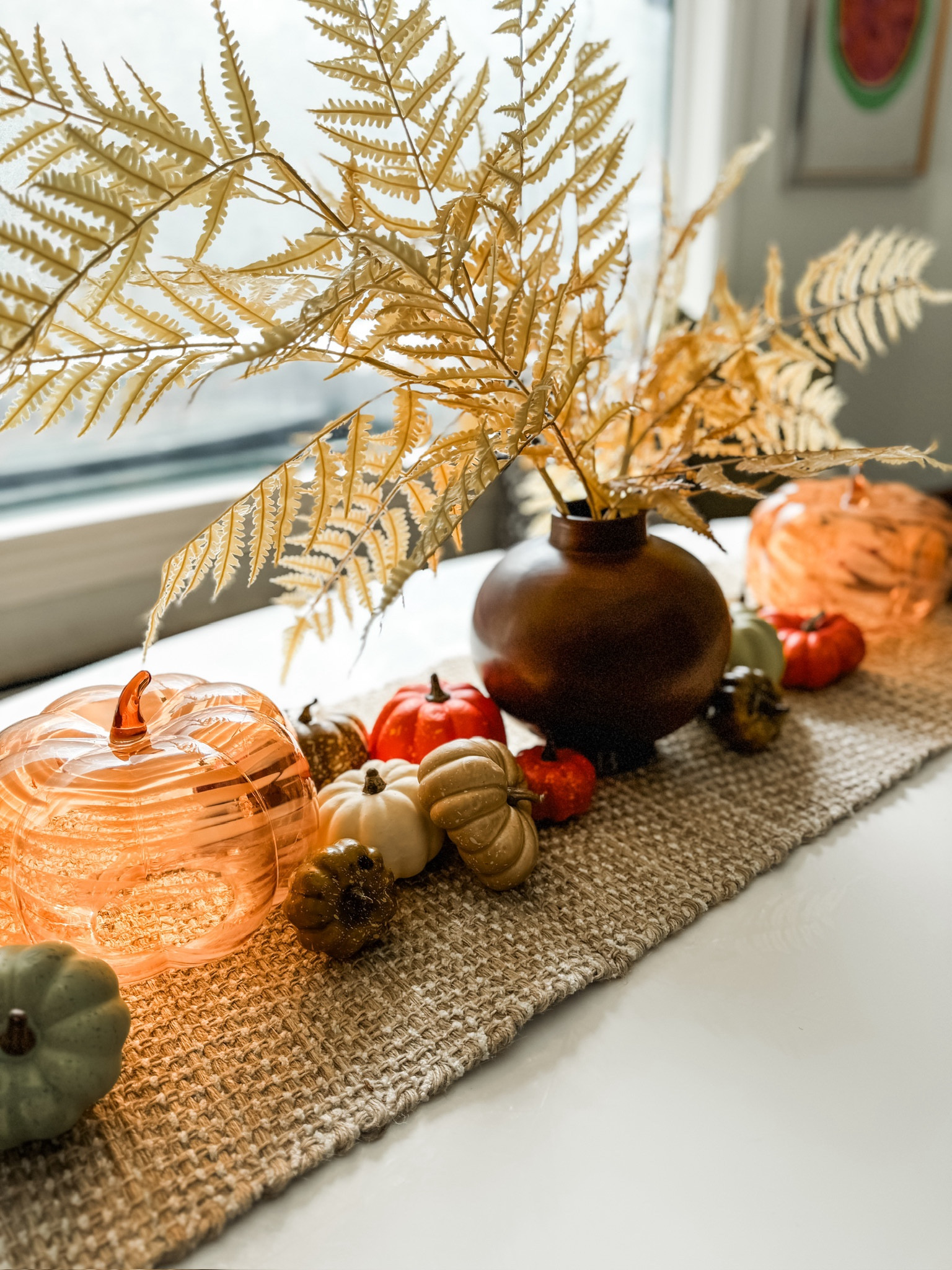 Walmart Fall Finds! I’ve been so impressed with the price and quality of these decor finds. They’re so beautiful and would look great in any space. 

Walmart find, Walmart home, Walmart home decor, Walmart seasonal decor, fall finds, fall decor, budget friendly home decor, luxury looks for less, luxury find, table scape, thanksgiving table scape, autumn home decor, Thanksgiving home decor, foam pumpkins, glass pumpkin, table runner, ceramic vase, fall foliage

#walmartfinds #walmartfalldecor #fallhomedecor #budgetfriendlyhomefind #luxuryforless #autumnhome 

#LTKSeasonal #LTKVideo #LTKHome