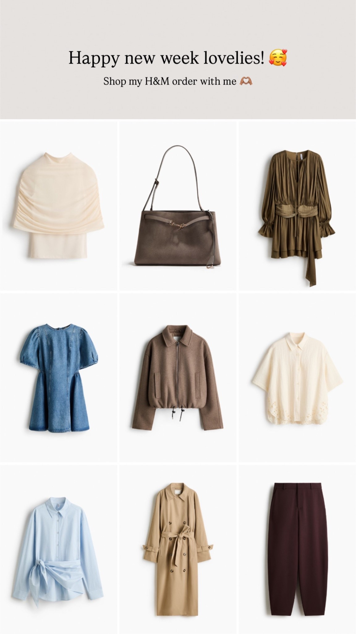Shop my H&M order with me 🫶🏽🦋

#LTKstyletip #LTKeurope #LTKspring