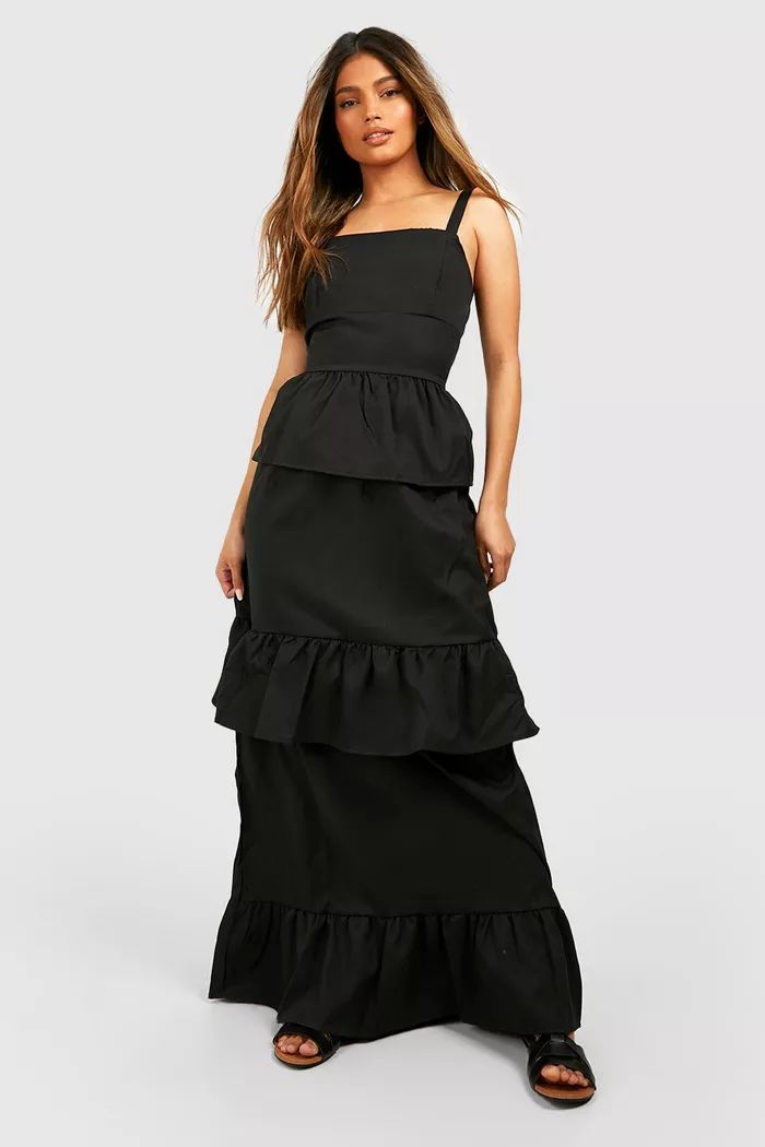 Ruffle Tiered Maxi Dress | Boohoo.com (US & CA)