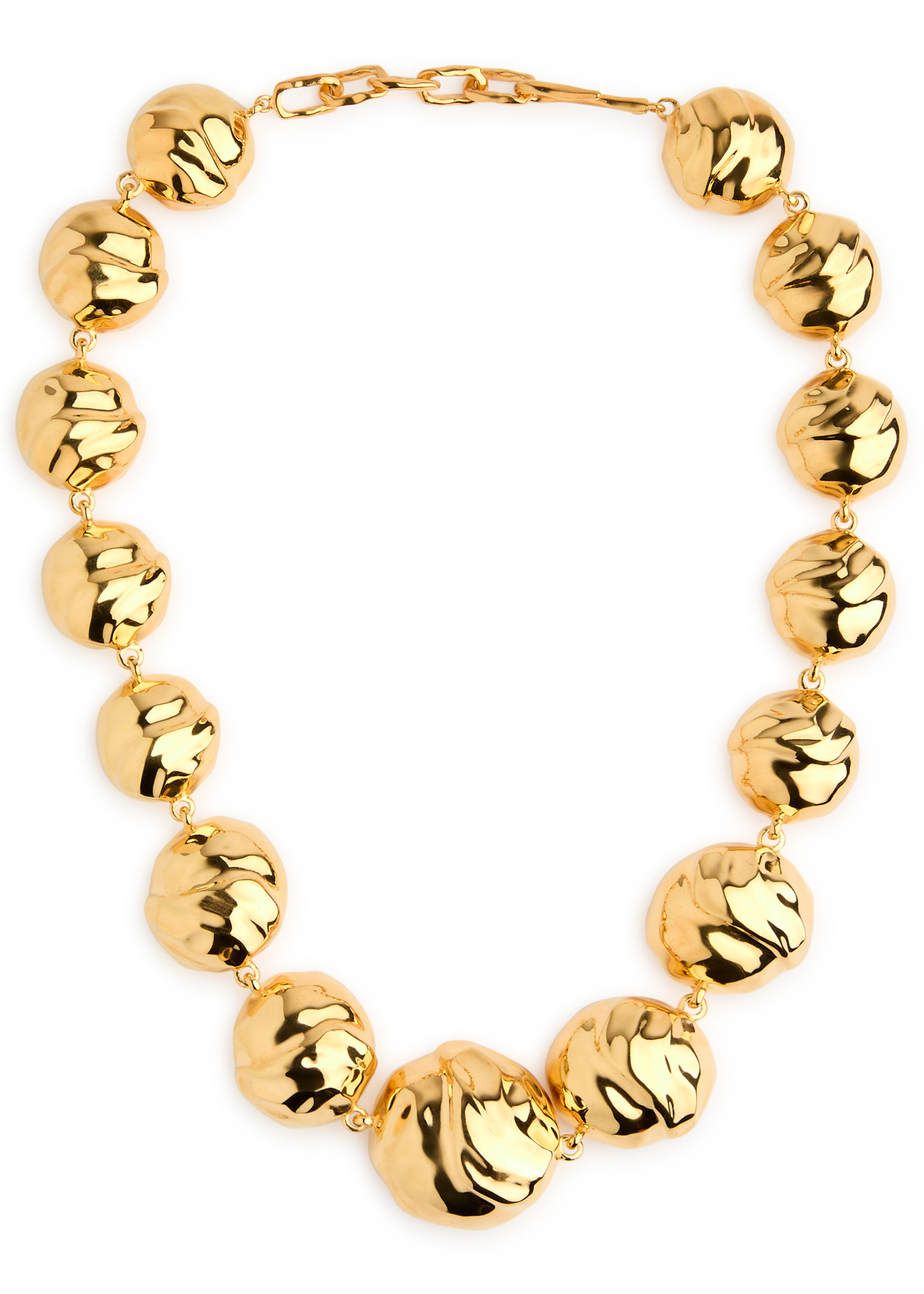 Statement Orb 18kt gold-plated necklace | Harvey Nichols