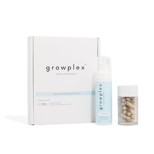 Growplex Hair Growth Support Bundle – Vitafoam Scalp Care Foam + Complex10 Hair Supplement, Helps Support Fuller, Thicker-Looking Hair, Biotin & Zinc, Daily Use | Amazon (US)