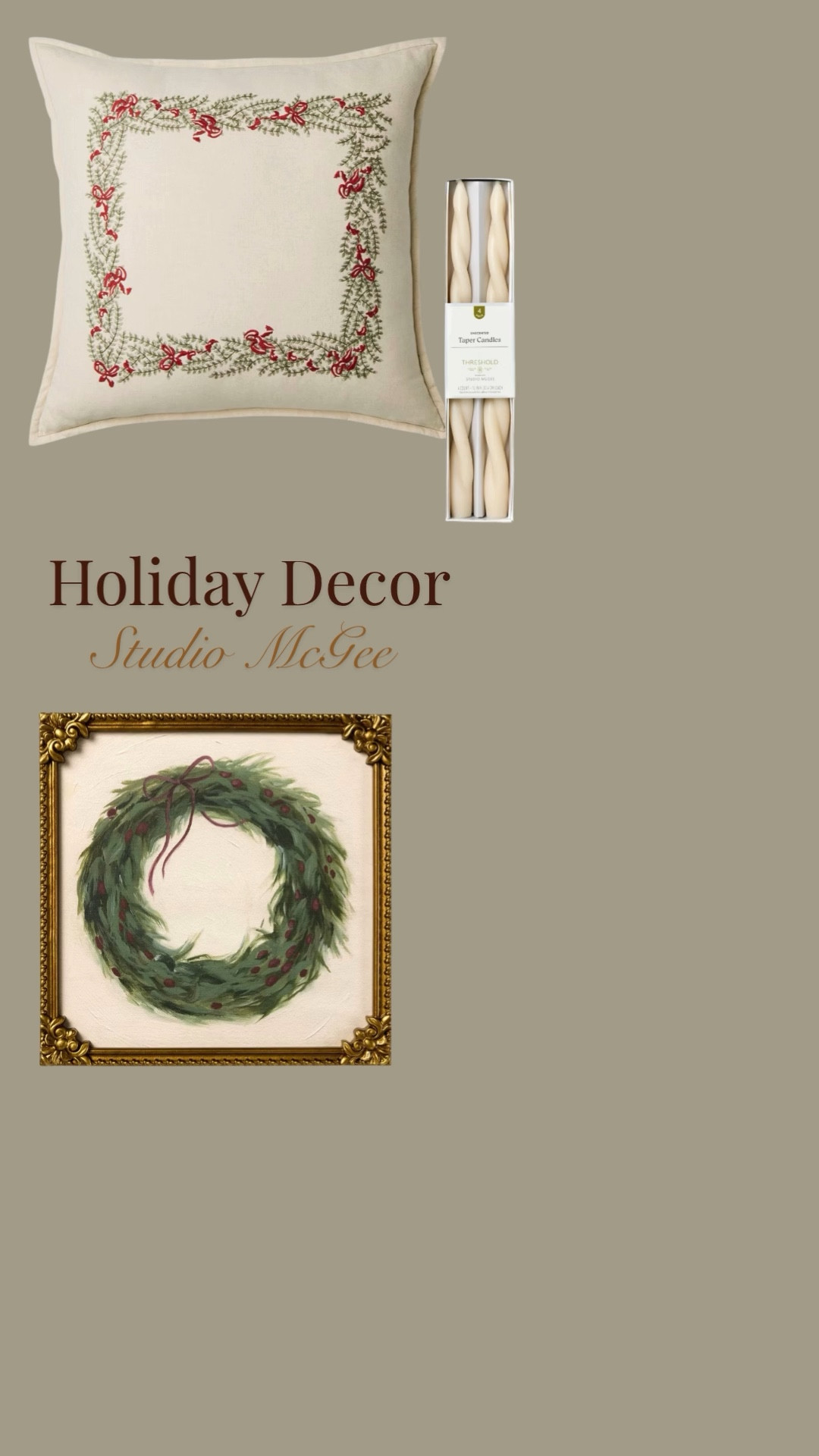 Limited time sale! Select Studio McGee holiday home decor is 30% off! Grab your favorites while you can! Stockings, artwork, candlesticks, candle, coffee mug, cedar, pine, wreath, garland, bells, christmastime, throw blanket, pillow, holiday gift, gift list, christmas tree collar, holidays

#LTKHome #LTKHoliday #LTKCyberWeek