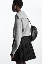 PLEATED WOOL-BLEND MINI SKIRT | COS (US)