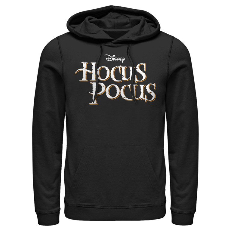 Men's Disney Hocus Pocus Classic Logo  Pull Over Hoodie Black 3X Large | Walmart (US)