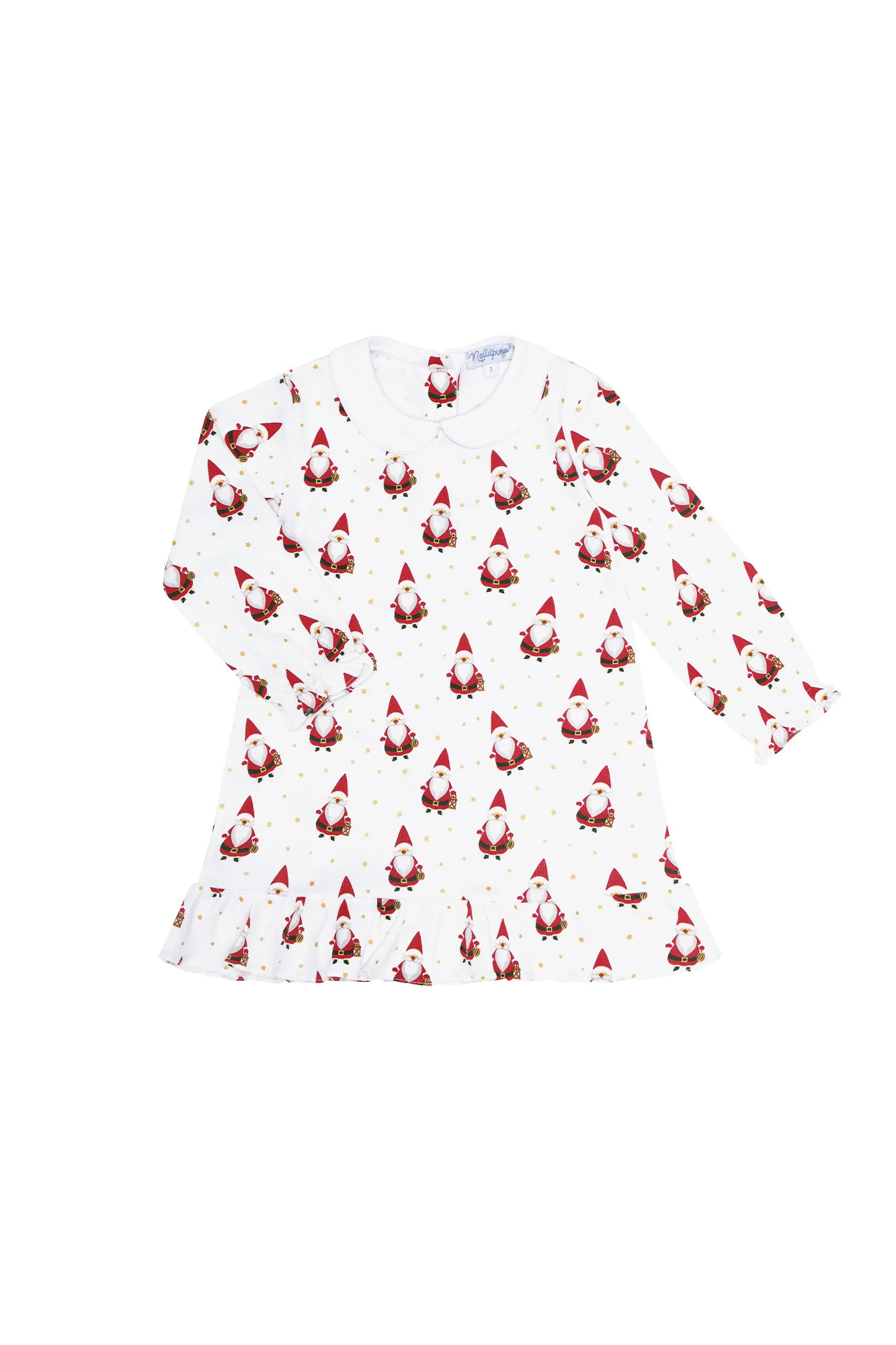 Santa Print Long Sleeve Playtime | Nellapima