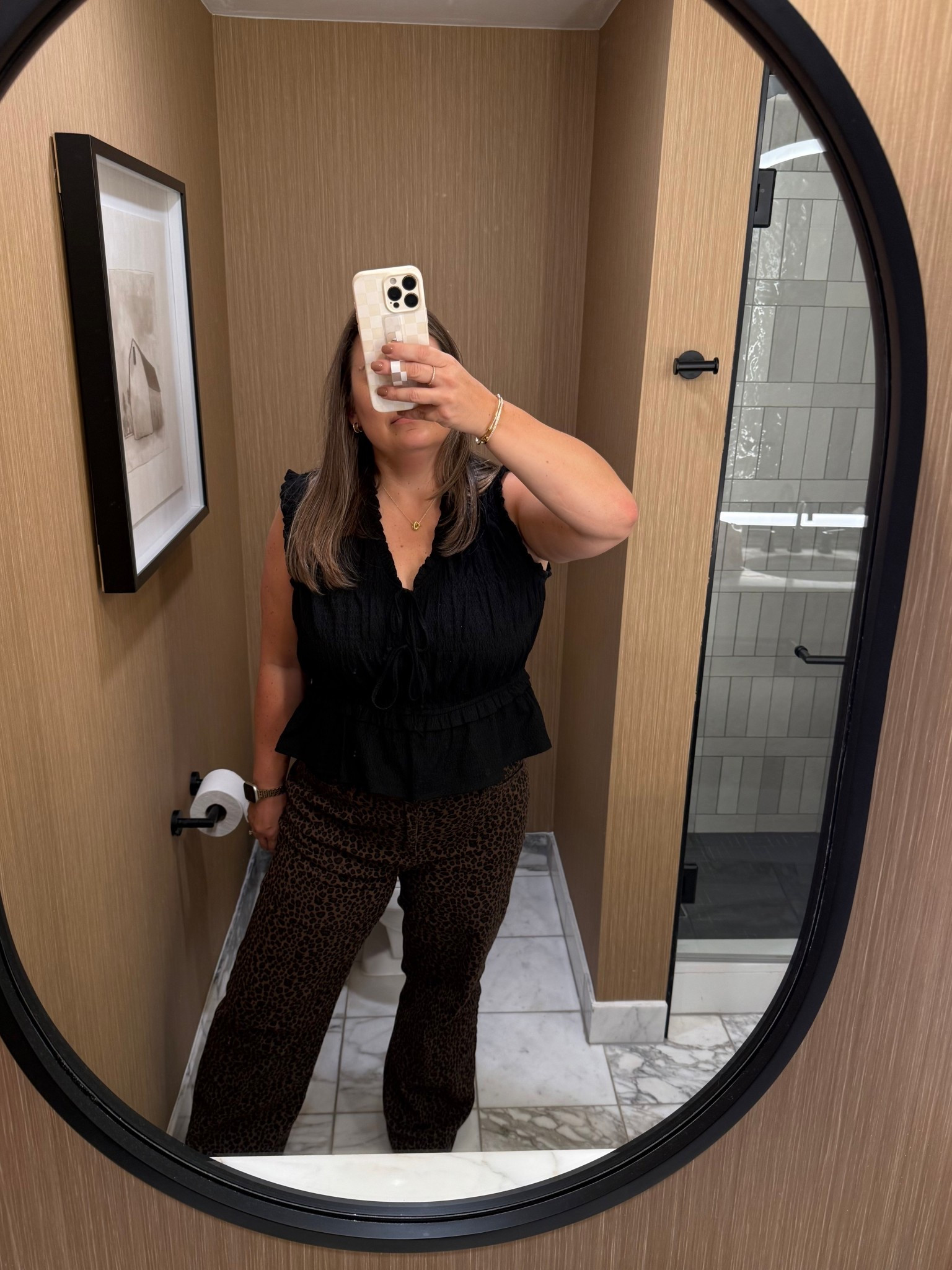 Perfectly muted animal print pants for fall. 

#LTKBeauty #LTKWorkwear #LTKMidsize