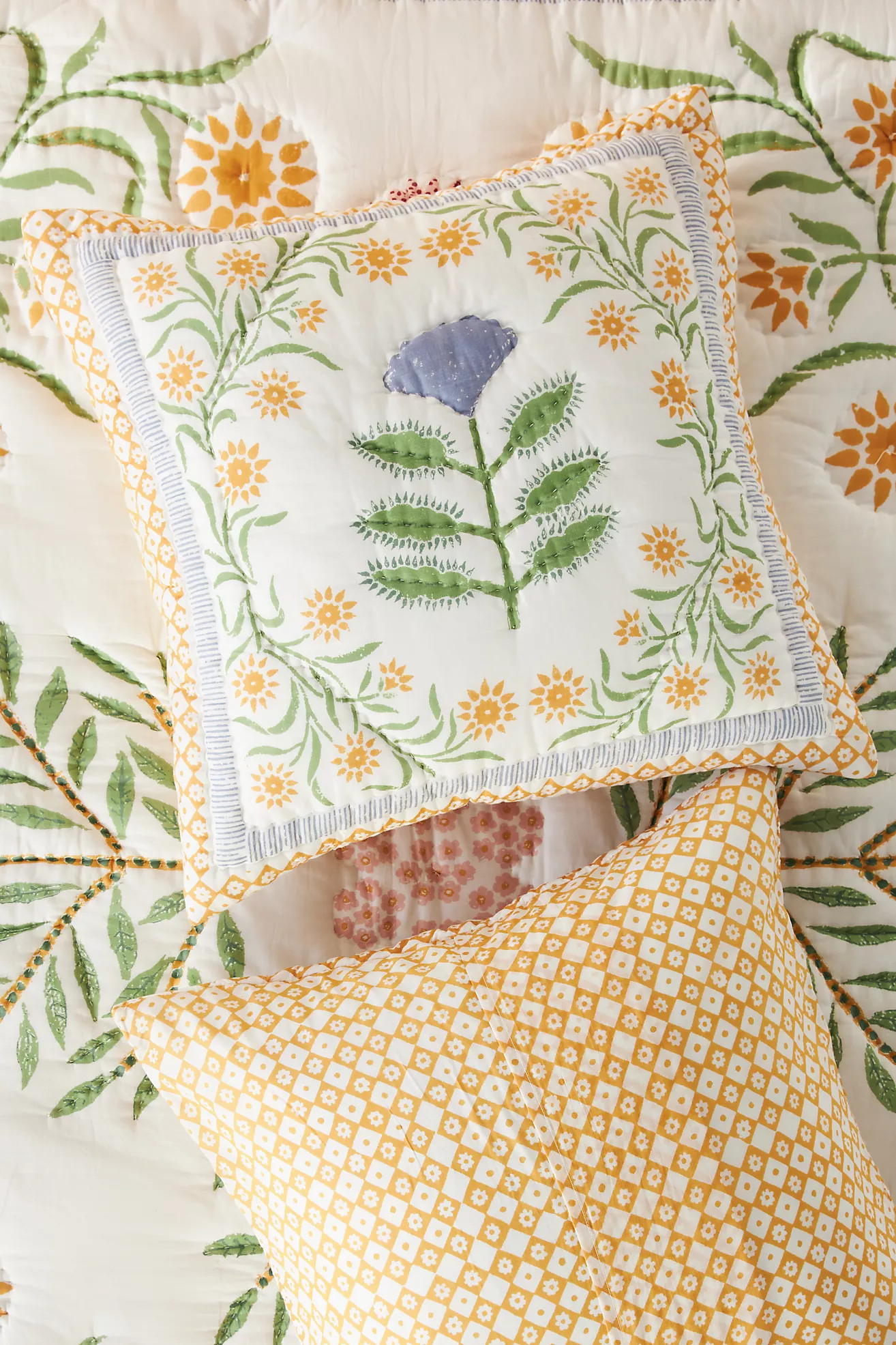 Ellen Merchant Cottage Quilted Euro Sham | Anthropologie (US)