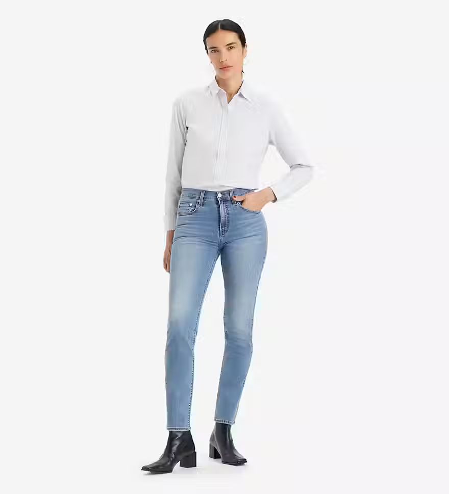 724 High Rise Straight Performance Cool Women's Jeans - Medium Wash | Levi's® US | LEVI'S (US)