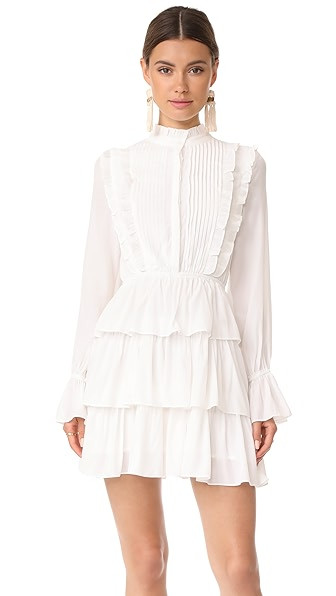 Moon River Ruffle Long Sleeve Dress | Shopbop