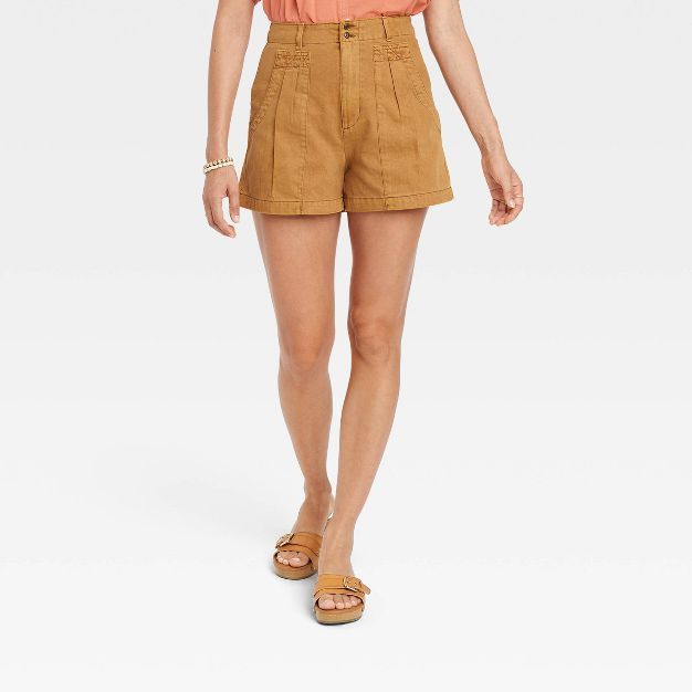 Women's High-Rise A-Line Pleated Shorts - Universal Thread™ | Target