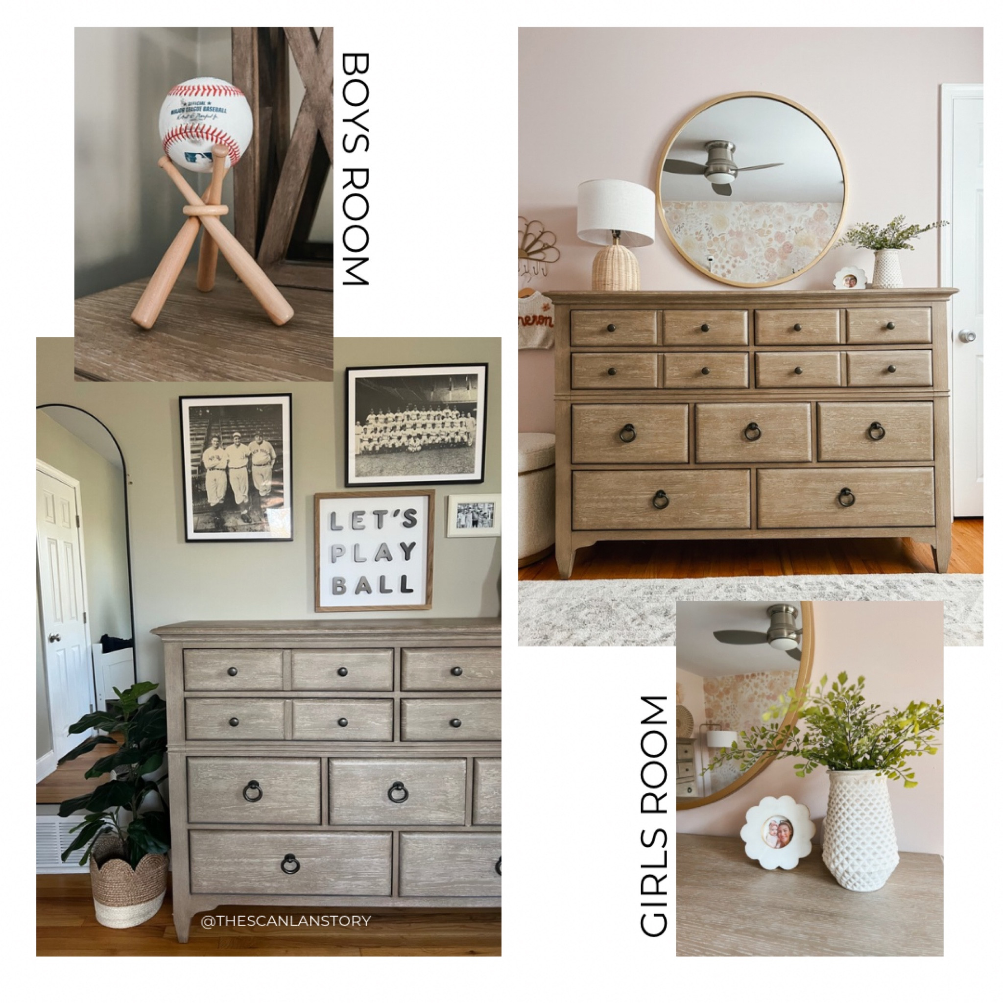 This dresser is one of the highest quality dressers I’ve ever encountered and I love how versatile it can be! I originally had it in my daughter’s room but look how perfect it looks in my sons’ room too! 

I’ve linked as much as I could, but sadly the dresser is currently out of stock. 🙃

#nurseryinspo #kidsroom #boysbedroom 

#LTKFamily #LTKHome #LTKBaby