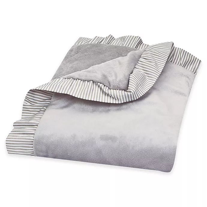Trend Lab® 30-Inch x 40-Inch Velour Receiving Blanket in Grey | buybuy BABY
