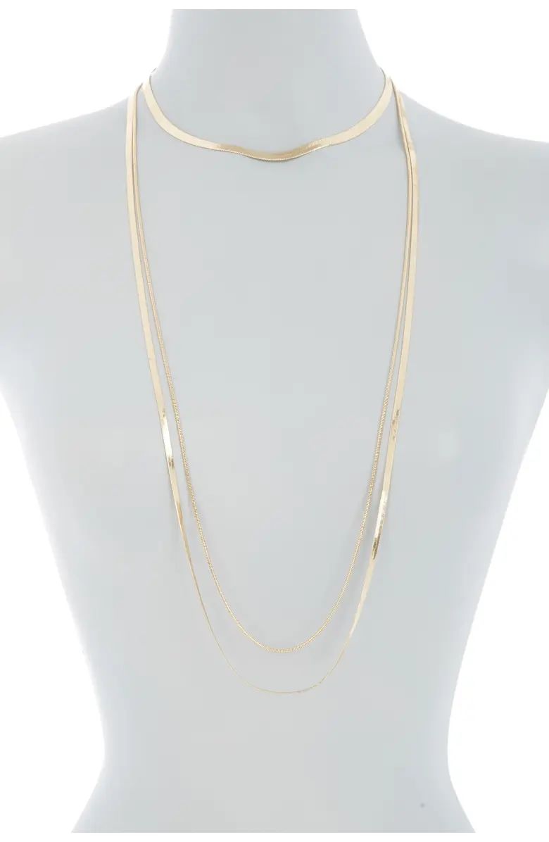 3-in-1 Draped Snake Chain Necklace | Nordstrom Rack
