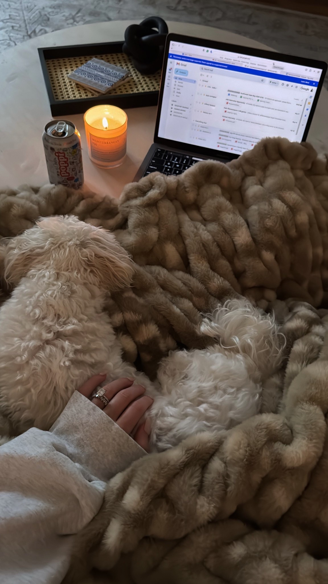 Our rainy day WFH spot 🤍 Use code “NATALIE35” for 35% off our new fave blanket 

#LTKGiftGuide #LTKHome #LTKSaleAlert