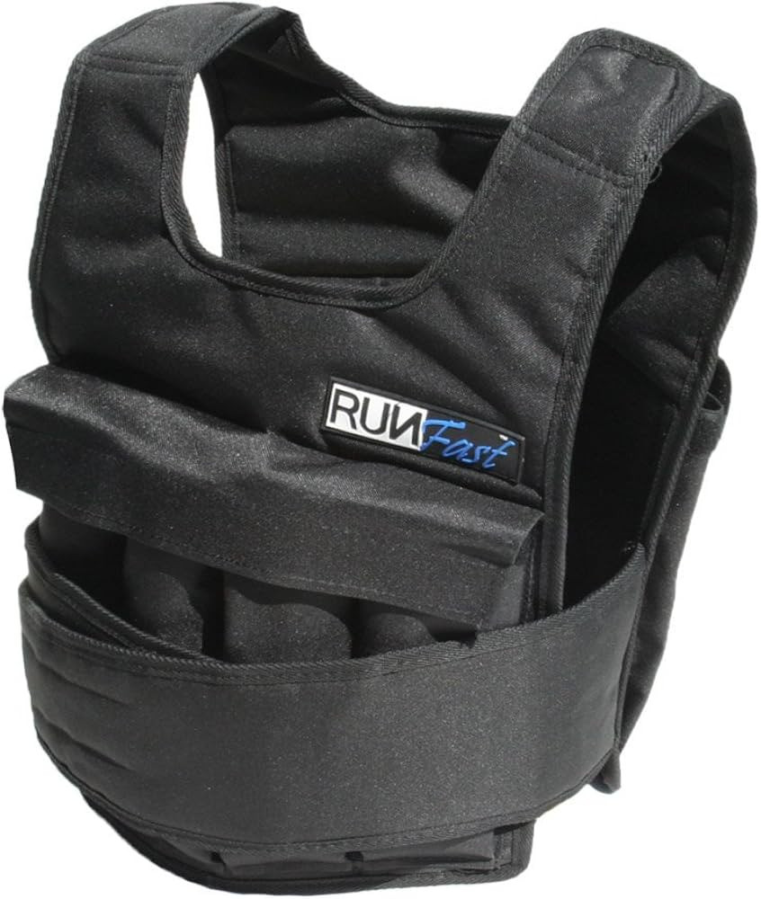 RUNmax Pro Weighted Vest 12lbs/ 20lbs/ 40lbs/ 50lbs/ 60lbs with Shoulder Pads Option | Amazon (US)