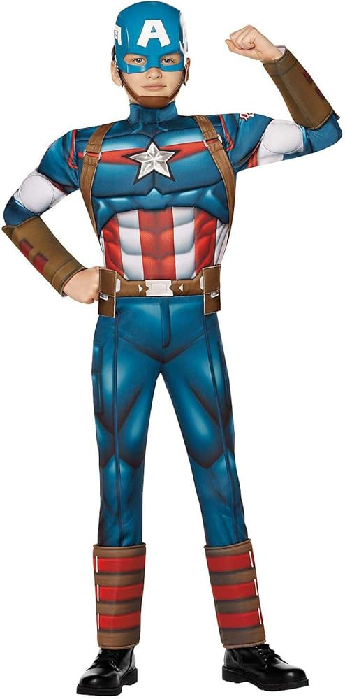 Spirit Halloween Kids Captain America Costume, Officially Licensed, Avengers | Amazon (US)