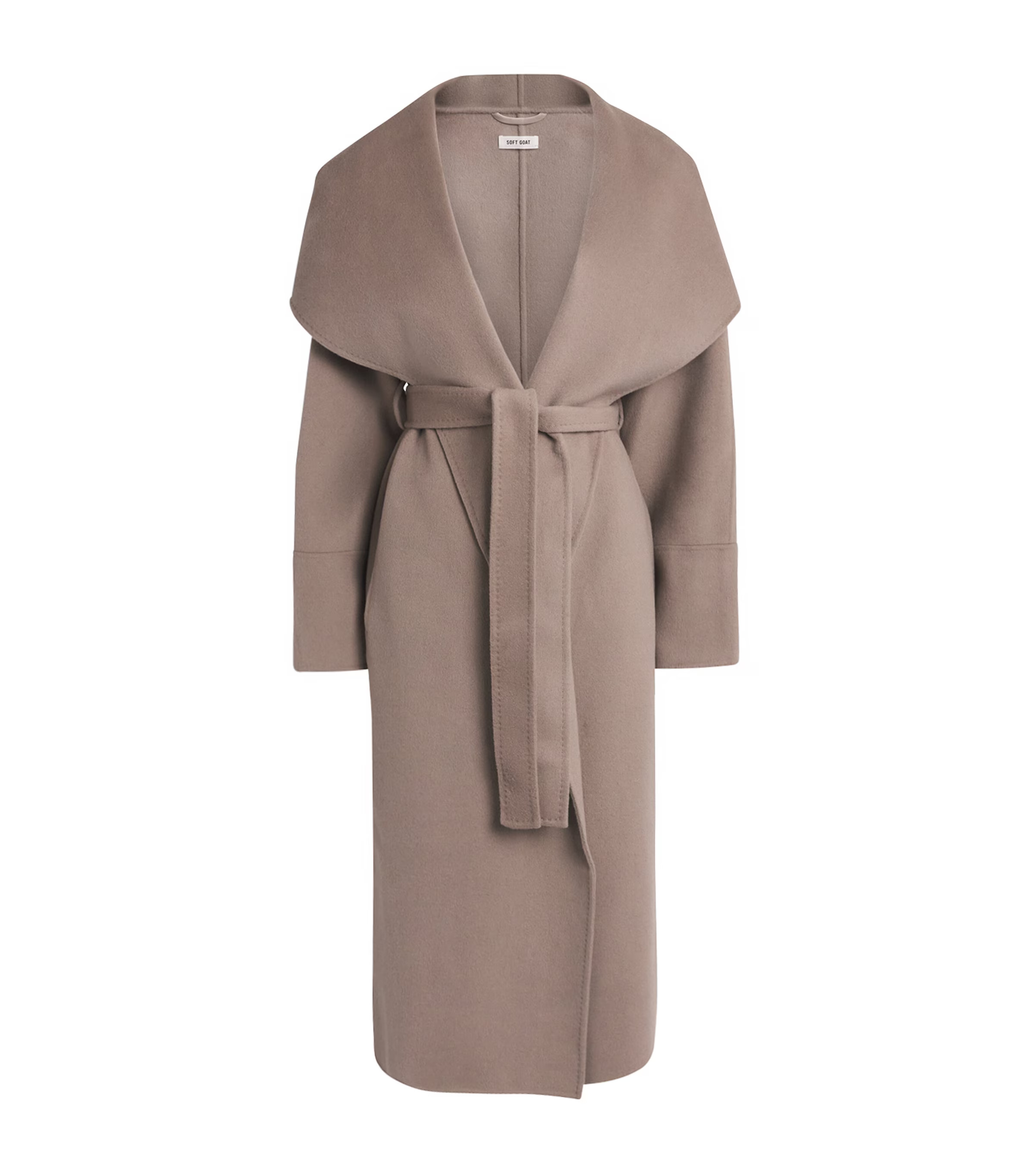 Beige Wool-Cashmere Long Coat | Harrods