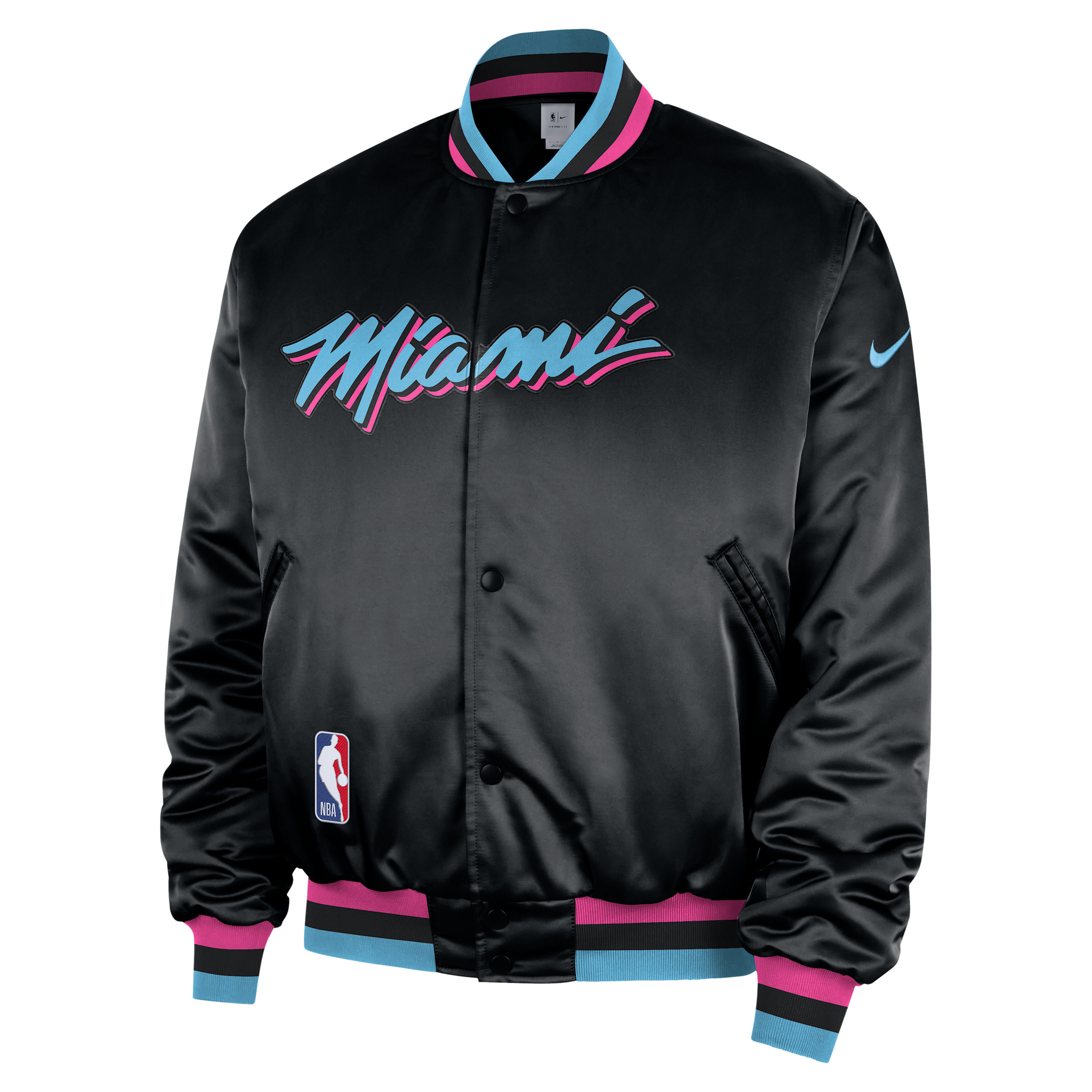 Miami Heat City Edition Nike Men's NBA Premium Jacket in Black | HQ5767-010 | Nike (US)