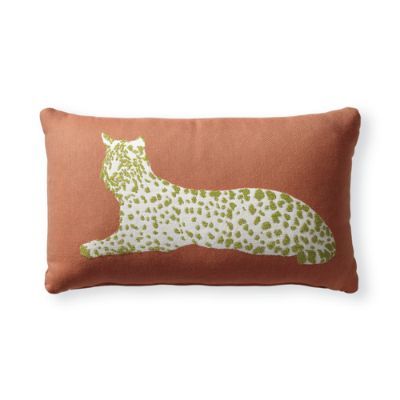 Bobcat Indoor/Outdoor Pillow | Frontgate | Frontgate