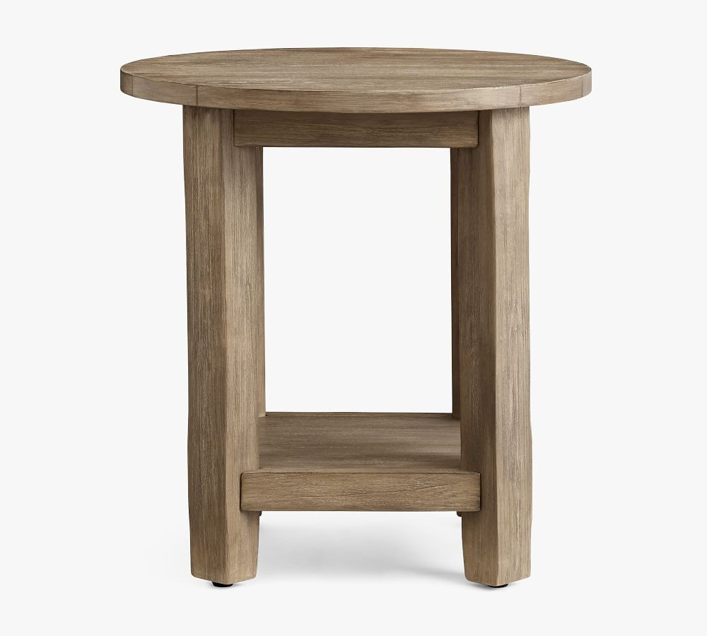 Benchwright 23" Round End Table | Pottery Barn (US)