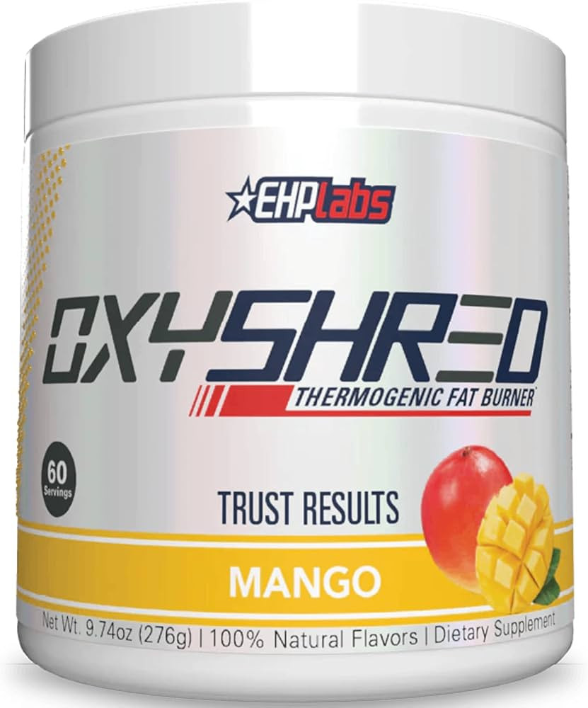 EHPlabs OxyShred Thermogenic Pre Workout Powder & Shredding Supplement - Clinically Proven Prewor... | Amazon (US)