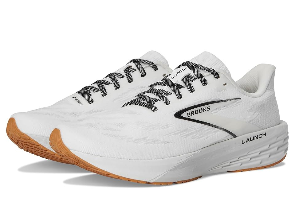 Brooks Launch 11 Women's Running Shoes White/Grey/Black : 8.5 B - Medium, Manmade | Zappos
