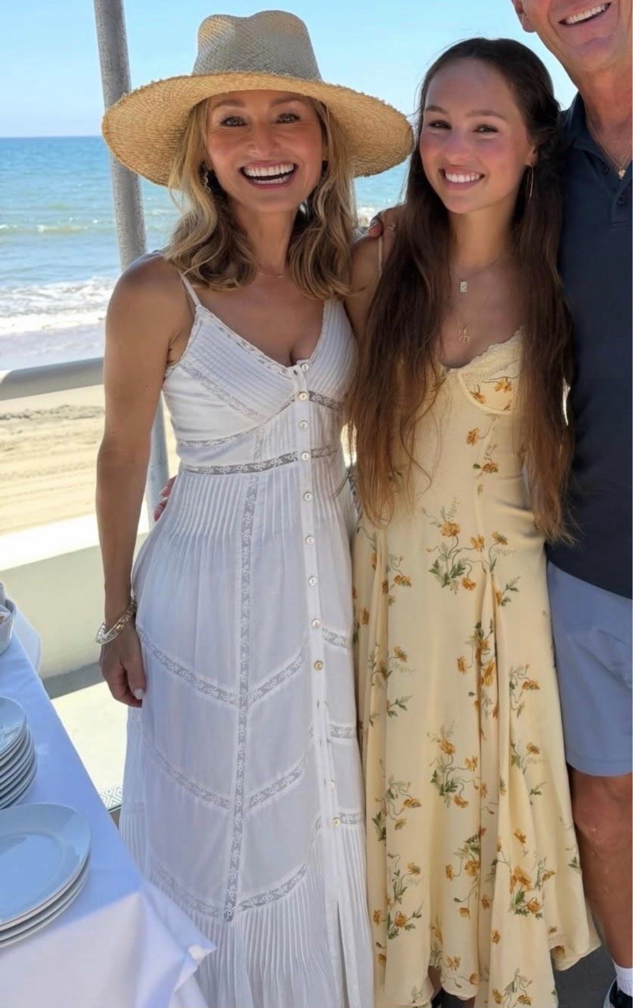 Restocked! Shop Giada's white dress